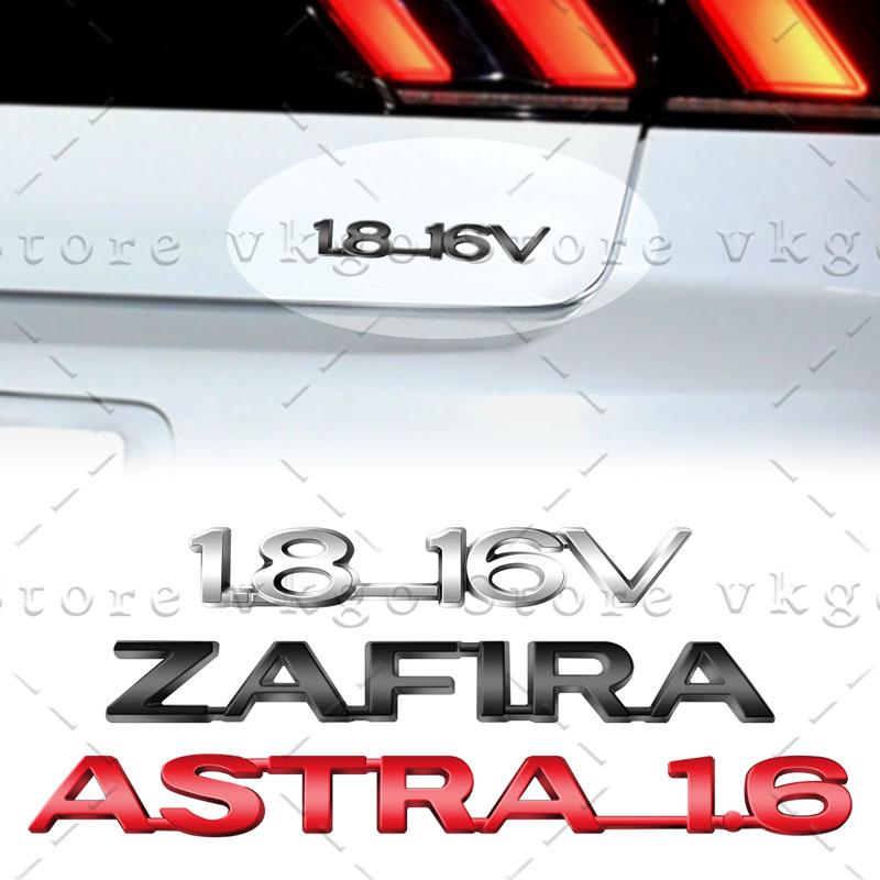 3D Chrom Metall 1.8-16V Buchstaben Heckklappe Kotflügel Emblem Aufkleber Für Vauxhall Astra 1.6 Opel Zafira Optima Corsa Zubehör