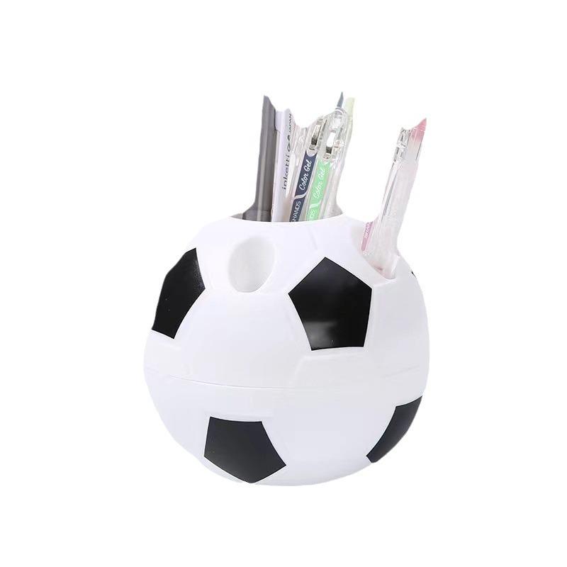 Multifunctional Plastic Pen and Toothbrush Holder - Football Design