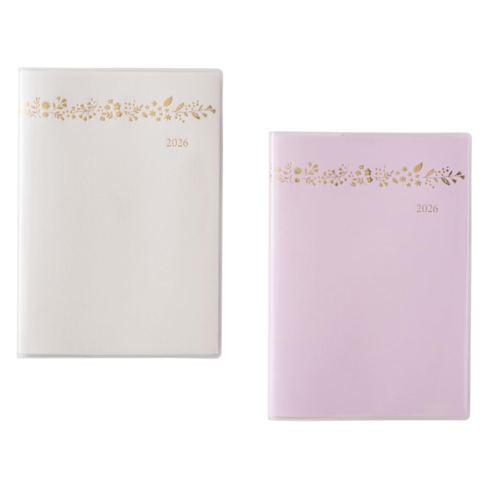 2026 Monthly Planner B6 Size, Starts April, Sunday Start, White, Memo Space
