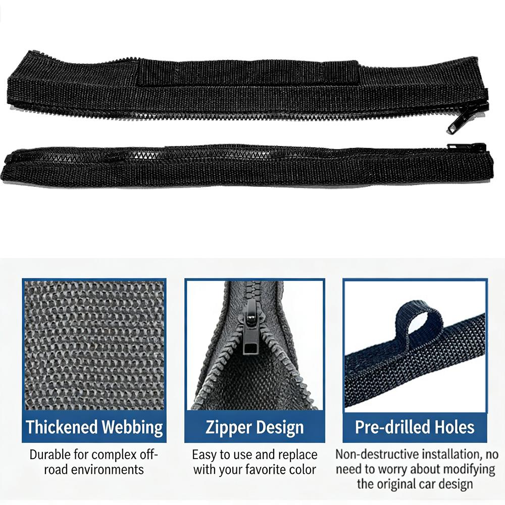 Door rope limit strap suitable for Jeep Wrangler door zipper strap Jeep off-road vehicle JK/JL outdoor protection