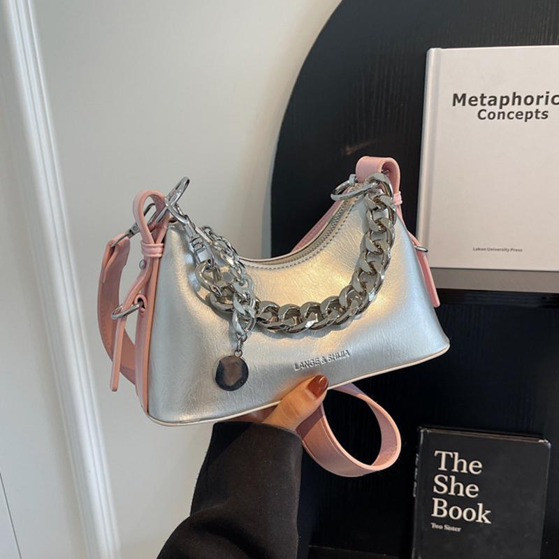 High-End-Kette Handheld Kleine Tasche für Frauen 2023 Neue Textur Nische Einzelne Schulter Unterarm Tasche Modische Umhängetasche Kleine Tasche