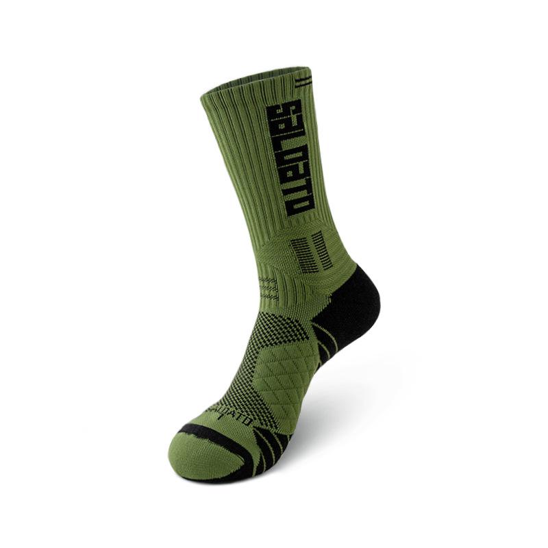 Herren Elite Basketballsocken - Lang, Dick, Schweiß- & Stoßabsorbierend für Sporttraining & Laufen