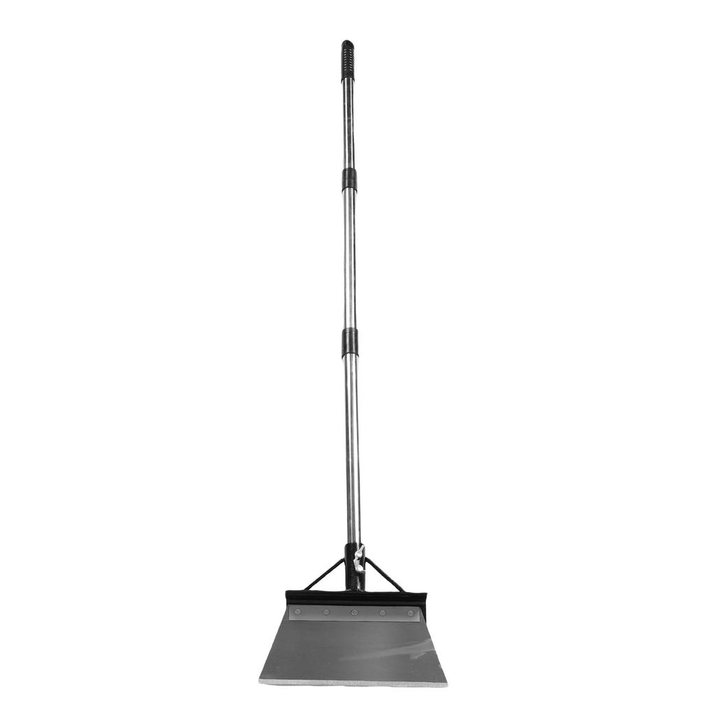 Multifunctional Garden Cleaning Shovel Heavy Duty Steel Flat Shovel with Adjustable Handle Floor Scraper Outdoor Spade