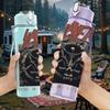 1PC Dark Horror Skull Gothic Retro Print 750ml Portable Sports Water Bottle Leakproof Gym Outdoor Travel Drink Cup