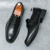Fashion Men 2025 Fashion Loafers Shoes  New Comfy Mens Soft Sole Leather High Quality Style Men Business Thick Bottom Oxford Work Shoes