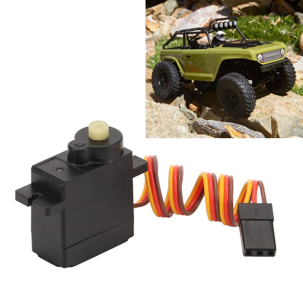 RC Servo with Arm 1KG for RGT 1/24 for AXIAL SCX24 Crawler Upgraded Parts Accessories