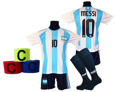 MESSI Set Football Kit ARGENTINA WC22 R 164 + Headband