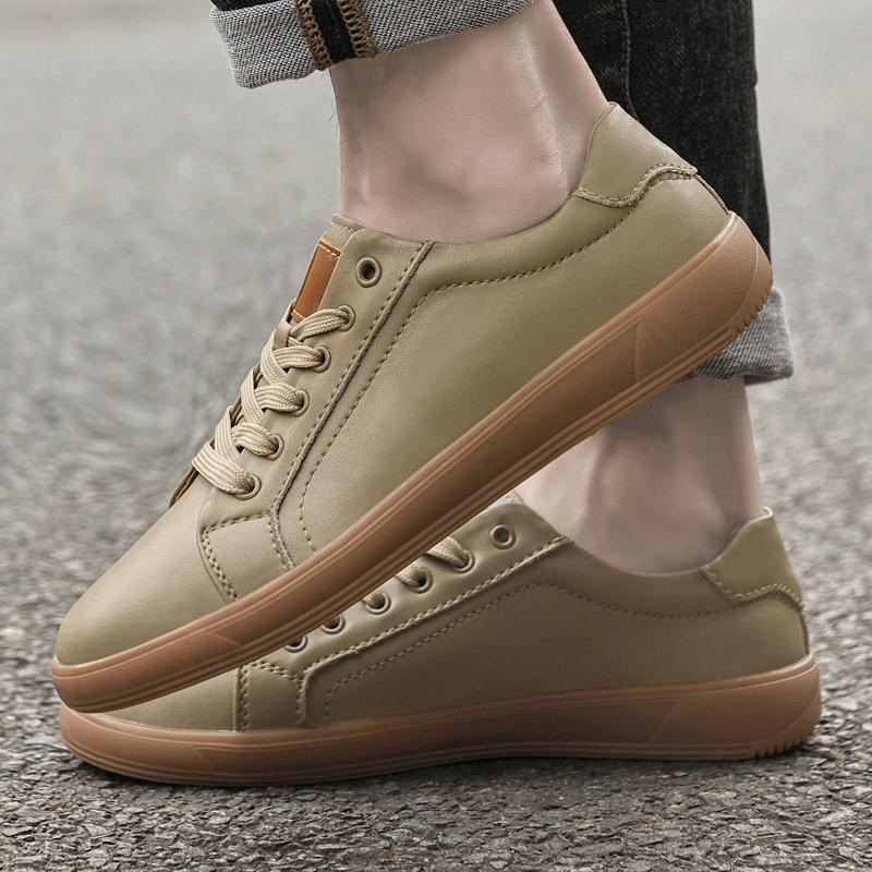 Fashion Italian Brand Men's Genuine Leather Shoes Simple Fashionable Oxford Shoes Men's Sports Leisure Shoes Comfortable Soles