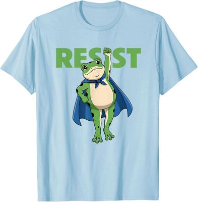 Resist Portland Frog Empower Justice Equality Art Unisex T-Shirt