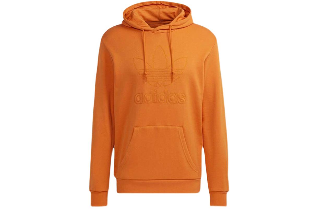 Adidas Originals Sweatshirts Men s Orange Hooded Moderate Regular H13503 S