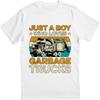 Unisexs Top Printed Boys Short Sleeve Tshirt Plus Size Just A Boy Who Loves Garbage Trucks Comfort Male Top Tees Everyday Tee