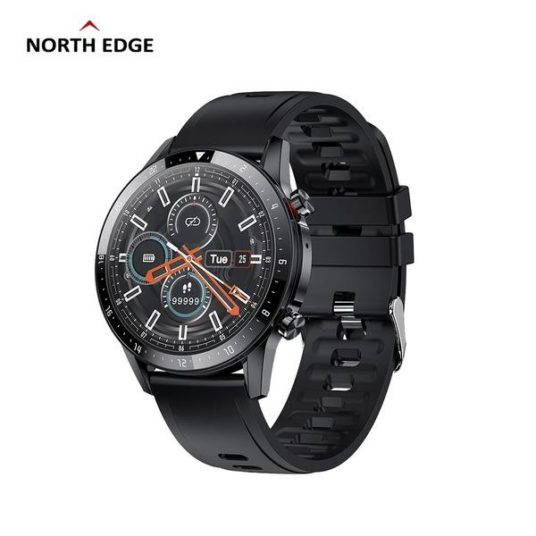 

Смарт-часы North Edge N08S для мужчин, Bluetooth, музыкальный звонок, телефон, пульсометр, фитнес-смарт-часы для Huawei, Android, IOS чёрный