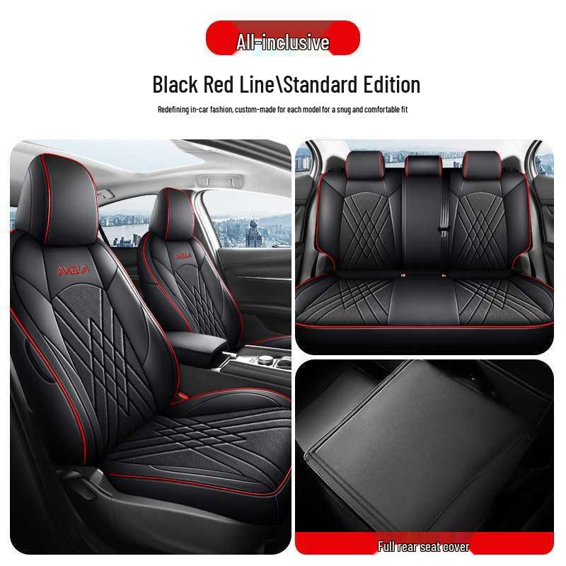 Mazda Angkesaila Five-Seater Cartoon Leather Car Seat Covers for All Seasons