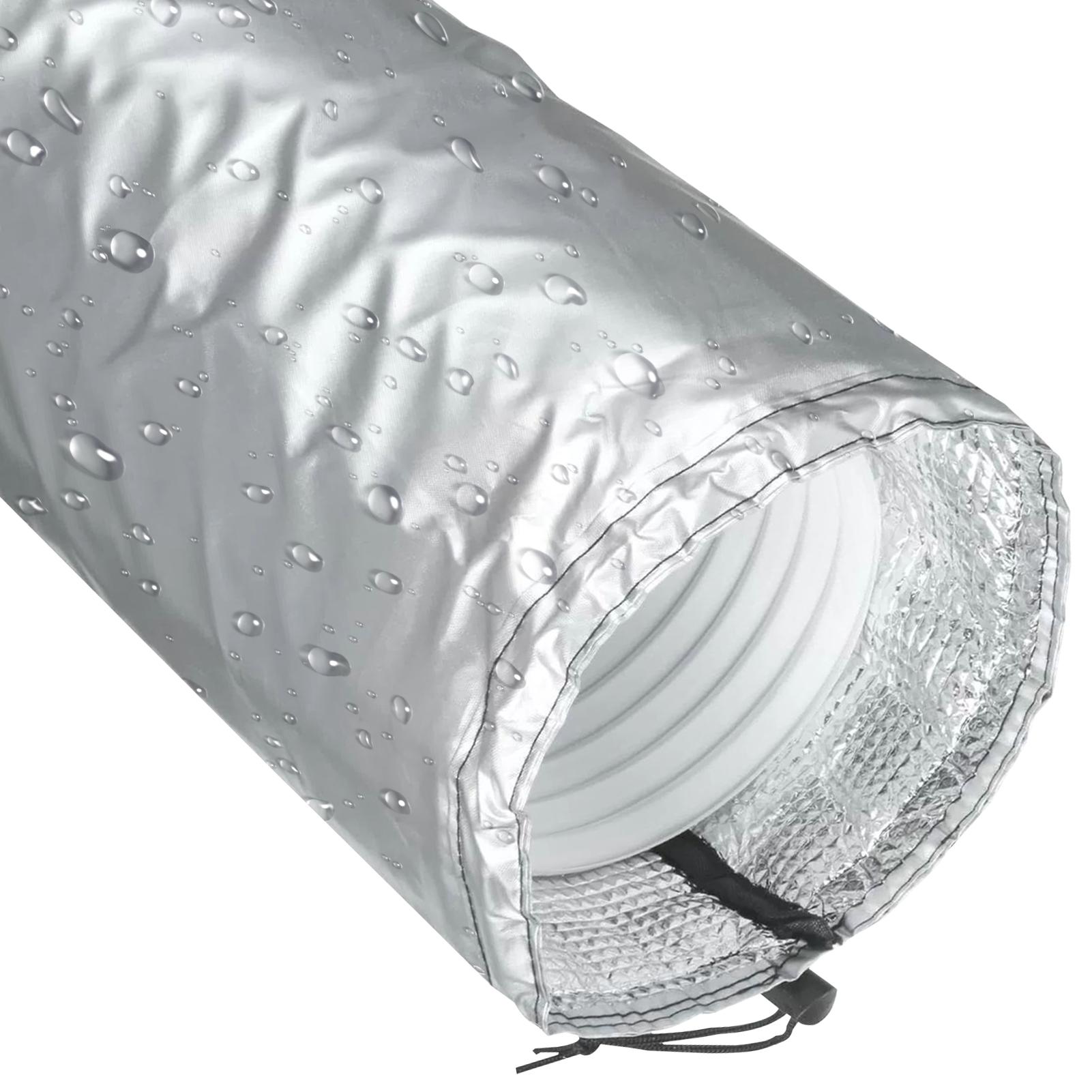 

Ac Hose Insulation Cover AC Hose Vent Insulation Sleeve Air Conditioner Exhaust Tube Insulation Cover Easy Installation for CN