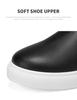 Men's Plus Size Summer Breathable White Leather Casual Sports Shoes