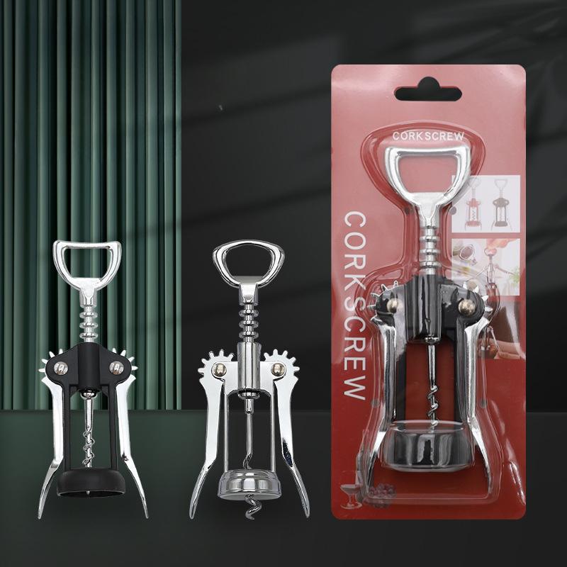 1 STUK Rode Wijn Flesopener Bierflesopener Multifunctioneel Zinklegering Klokmond Champagne Opening Roestvrij Staal Boor Flesopener