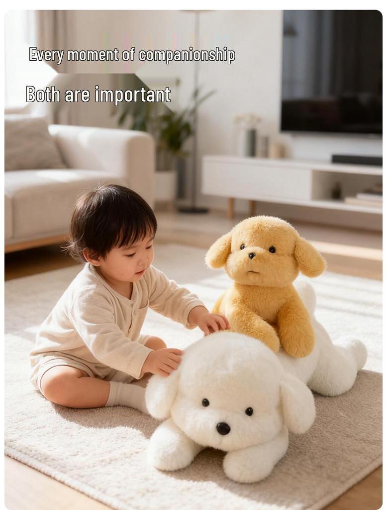 Cute Large Dog Plush Pillow and Bed for Girls
