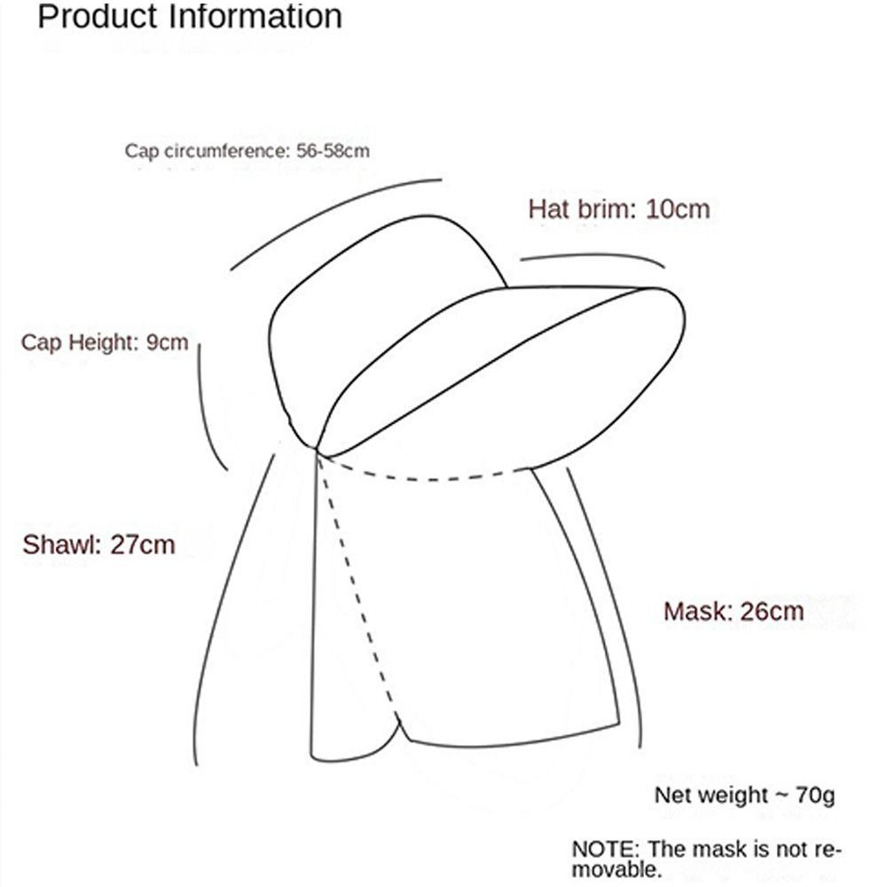 Wide Brim Tea Picking Cap Anti-UV Sunscreen Hat Fashion Women's Ponytail Hat  Outdoor