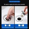All-Copper Pop-Up Washbasin Stopper with Odor-Proof Filter