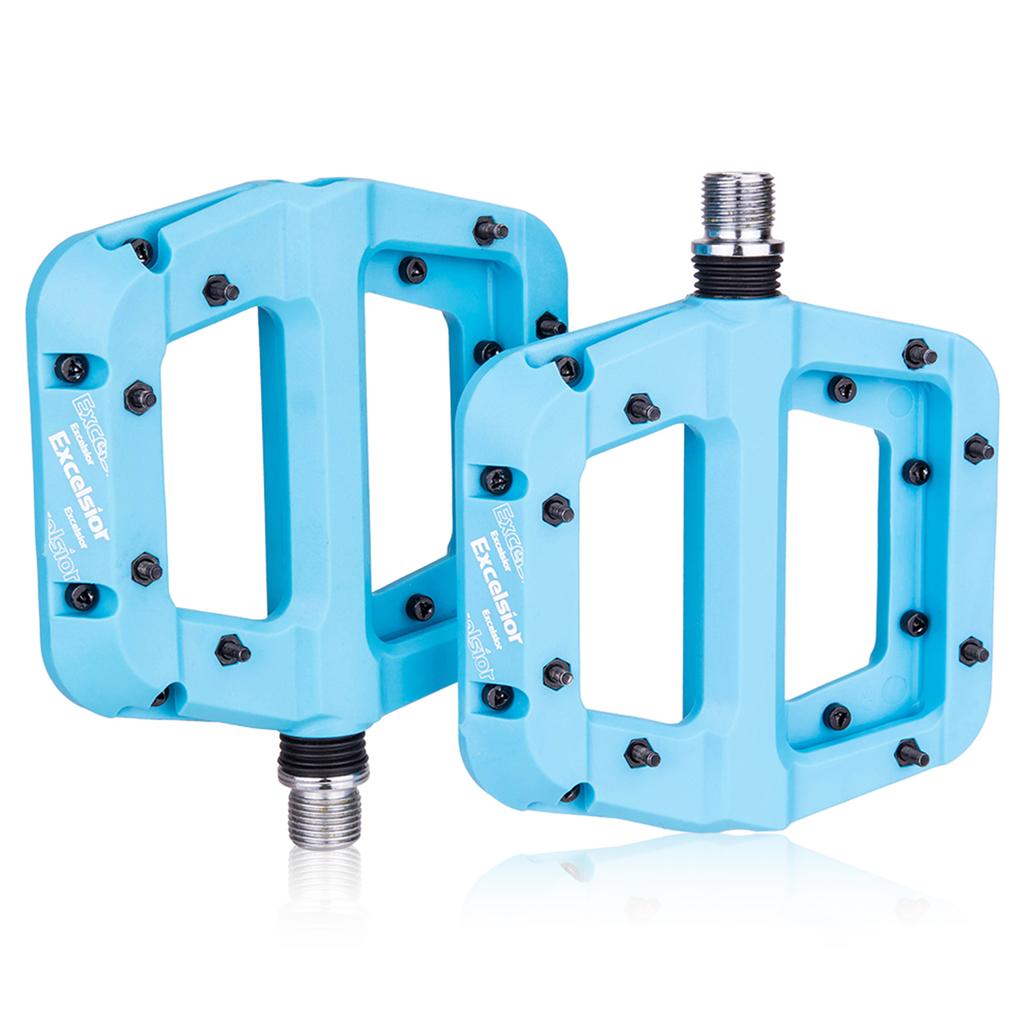 MTB Bike Pedals Non-Slip Mountain Bike Pedals Platform Bicycle Flat Pedals 9/16 Inch