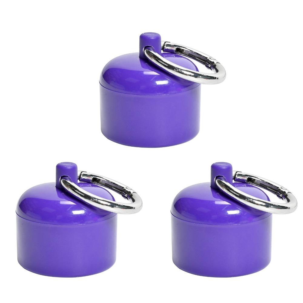 3PCS Portable Ring Storage Box Keychain Pill Container Mini Storage Box Jewelry Storage Case  Travel