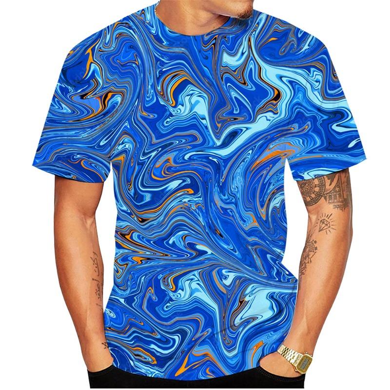 Pharaoh Anubis Pattern T-Shirt For Men Ancient Egypt 3D Printed Tees Summer Casual Loose