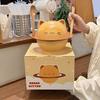Carina ciotola per ramen istantanei con coperchio, ciotola in ceramica per ramen per dormitorio, regalo di inaugurazione della casa o di compleanno di alto valore