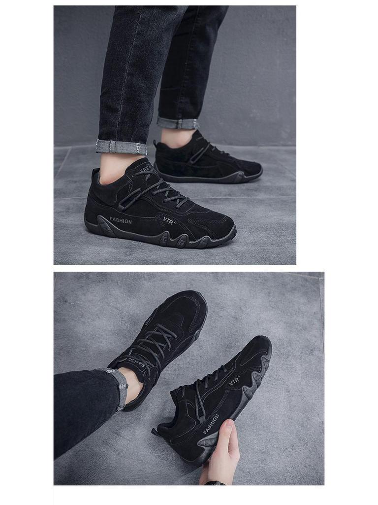 Men's Breathable Summer Work Shoes - Non-Slip Casual Sneakers for Construction Sites