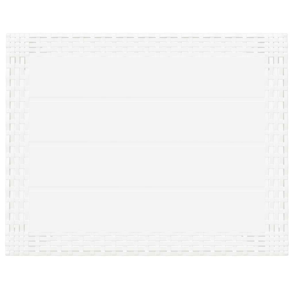 Garden Table White 59 x 47 x 40 cm PP