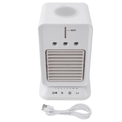Portable Air Conditioner Multifunctional 3 Levels Oscillating Spray Humidifier Fan Desktop Water