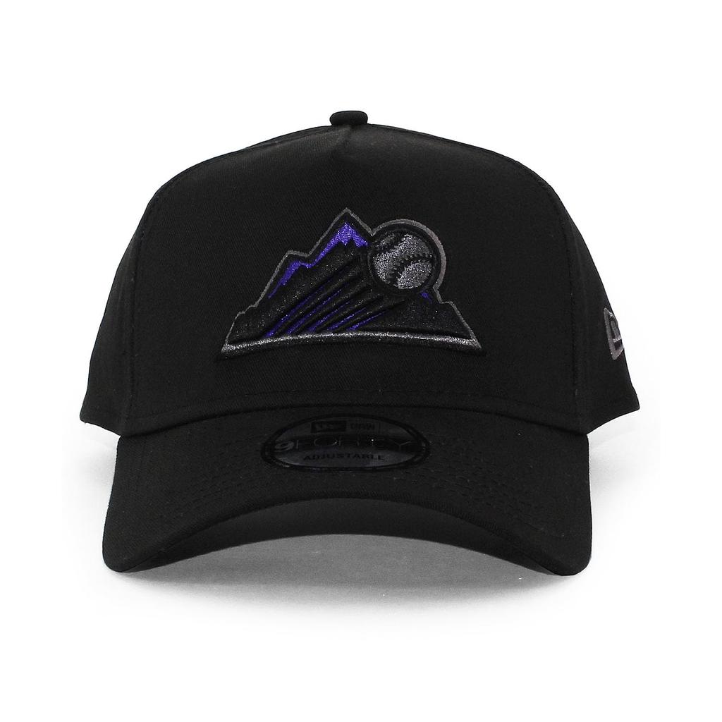[New Era] 9FORTY Snapback Cap Colorado Rockies MLB TONAL POP A-FRAME SNAPBACK CAP COLORADO ROCKIES Hat 940 AF A-Frame Black [Used]