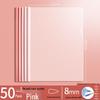 A4 Gradient Morandi Color Transparent Folder - Durable Clip for Exam Papers and Documents