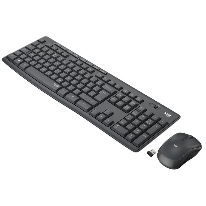 Clavier et souris sans fil - LOGITECH - MK295 SILENT - Noir - Connectivité sans fil - Garantie 2 ans