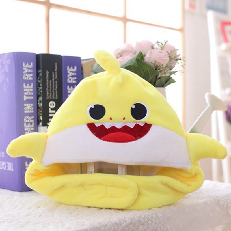 Mignon Bonnet Court en Peluche en Forme de Requin Accessoire Photo Chapeau de Costume