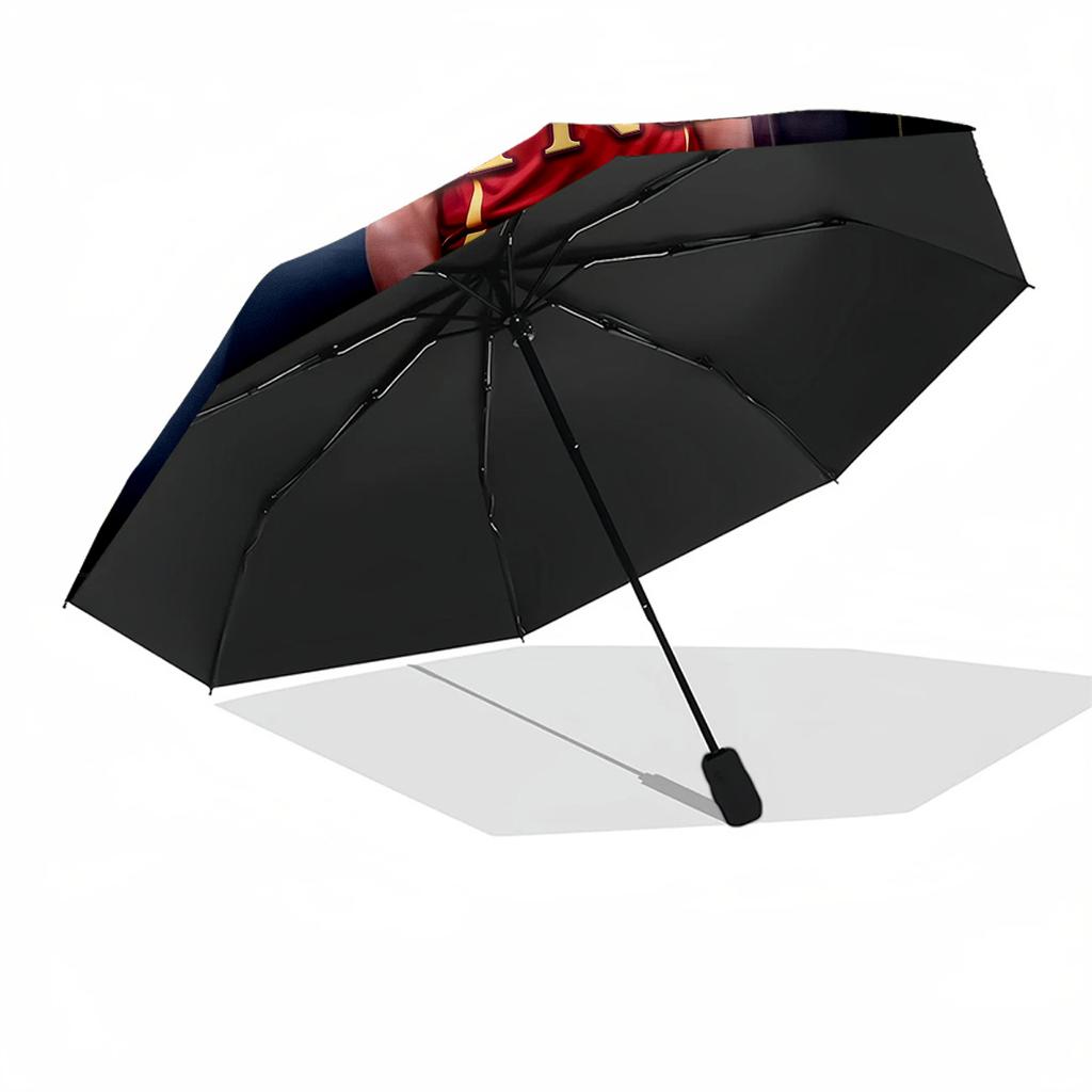 Ombrello Personalizzato con Nome Lamine Yamal Compatto da Viaggio Automatico Robusto con 8 Stecche Pieghevole Design Durevole da Portare Ogni Giorno Elegante