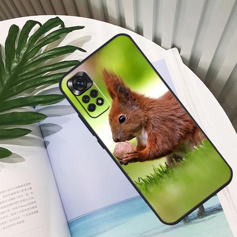 Squirrel Funda For Xiaomi Redmi Note 14 13 10 11 12 15 Pro Plus Case For Redmi 15C 14C 10C 12C 13C 15