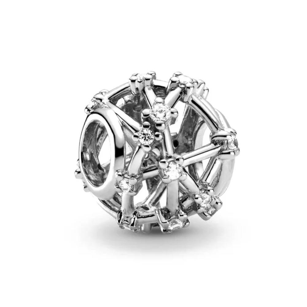 925 Silver Hollowed Out Pendant for Women Fashion Jewelry Gift Fit Bracelet Necklace Charms