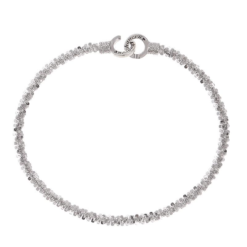 Banyan Tree S925 Silver Sparkling Luxury Women's Double Ring Bracelet 2024