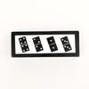 Black Resin Mdf Domino Box | Mdf Storage Case