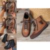 Stylish Adult Women's Solid Color Fashion Boots With Comfortable Flat Sole And Side Zipper