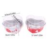 10Pcs/Set 100ML Heart Shaped Aluminum Foil Cake Pan Cupcake Cup with Lids Flan Baking Pans