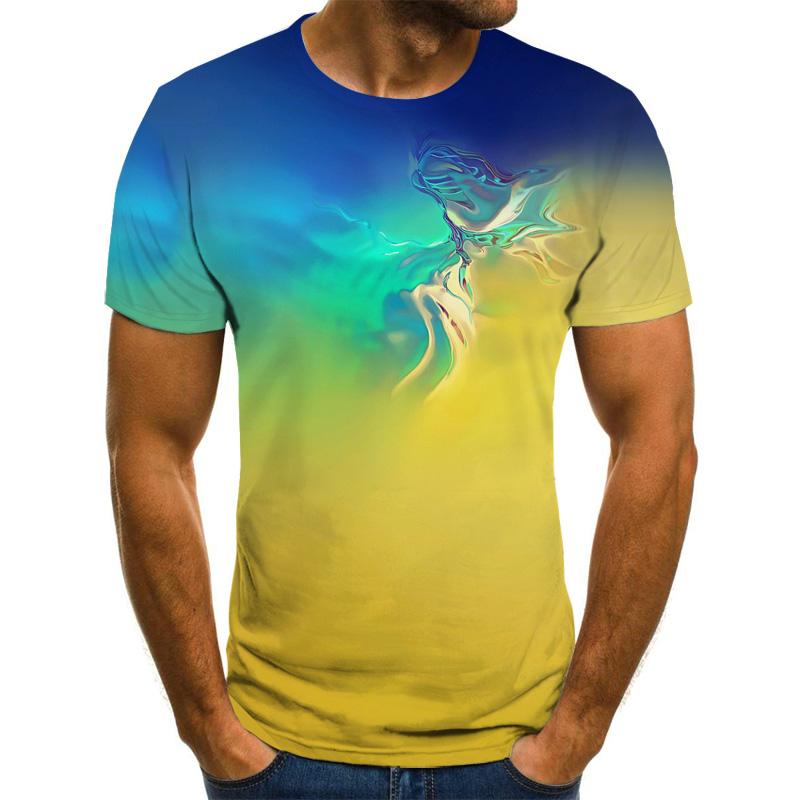 

Summer Casual Men s 3DT Shirt Fashion Breathable Casual Short-sleeved New Round Neck Everyday Street 3d T-shirt XS-5XL 6XL