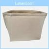 Large Capacity Multifunctional Felt Cosmetic Organizer Bag Stylish And Durable Design For Women