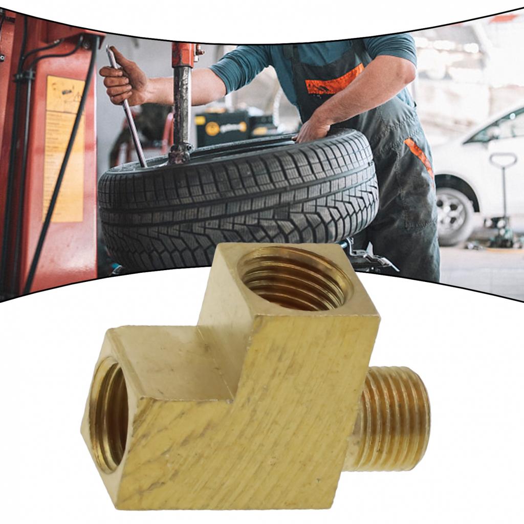 Angle Adapter Brass T Distributor M X Oil Pressure Sensor Connection