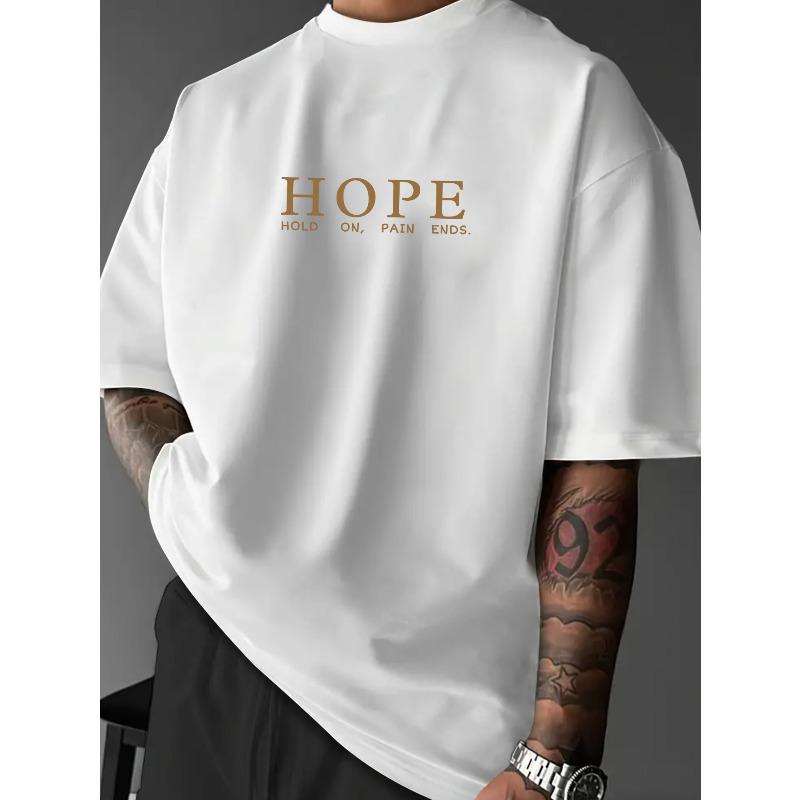 European sizes New Men'S Short Sleeve American Literary Style Brain Heart Print American T-Shirt
