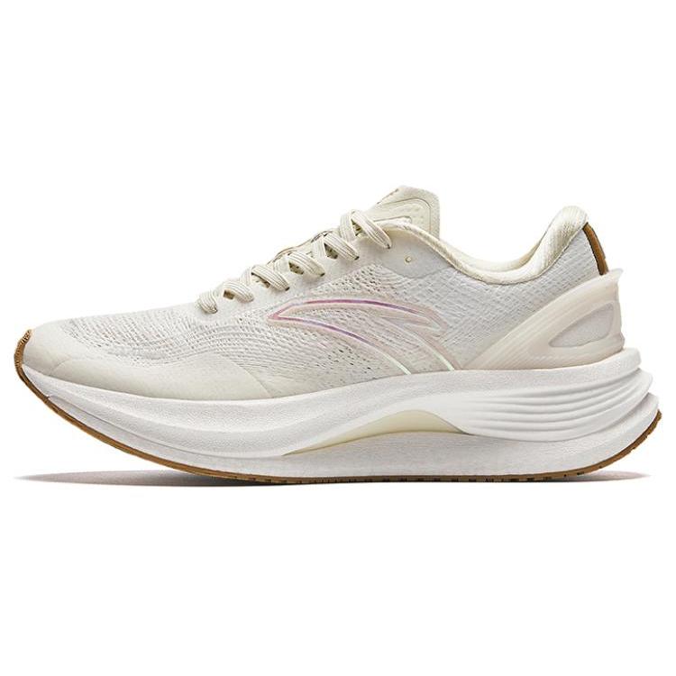 New Anta Champion Running Shoes Pro Xian Technology Cushioning Wear-Resistant Low-Top Running Shoes Women's White Gray 122425563-4