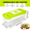 12 in 1 Multipurpose Chopper, Fruits & Vegetable Cutters, Grater Peeler Chipser, Unbreakable Food Grade Body