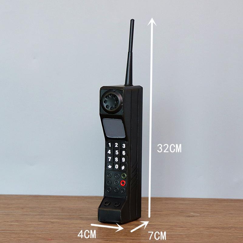 Retro 80s Mobile Phone Model Display Ornament Costume Prop