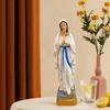 Maľovaná socha Panny Márie Guadalupskej Živicová figúrka Svätej Márie Domáce dekorácie Oltár k Panne Vianočná ozdoba na stôl