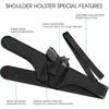 The Crossbody Underarm Concealed Elastic Sports Waist Strap Tactical Concealment Quick-pull Gun Holster